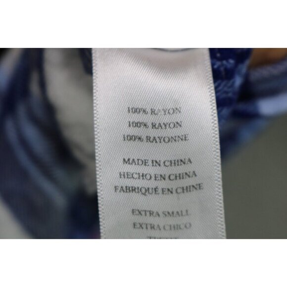 Rails Long Sleeve Blue Plaid Button Up Top-Size XS - Picture 7 of 10